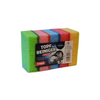 Zmywak do naczyń gąbka 5 szt Deluxe z Niemiec | www.pakrywi.pl